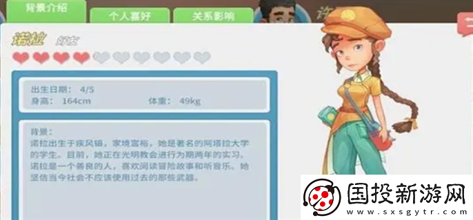 波西亞時(shí)光人物喜好是什么